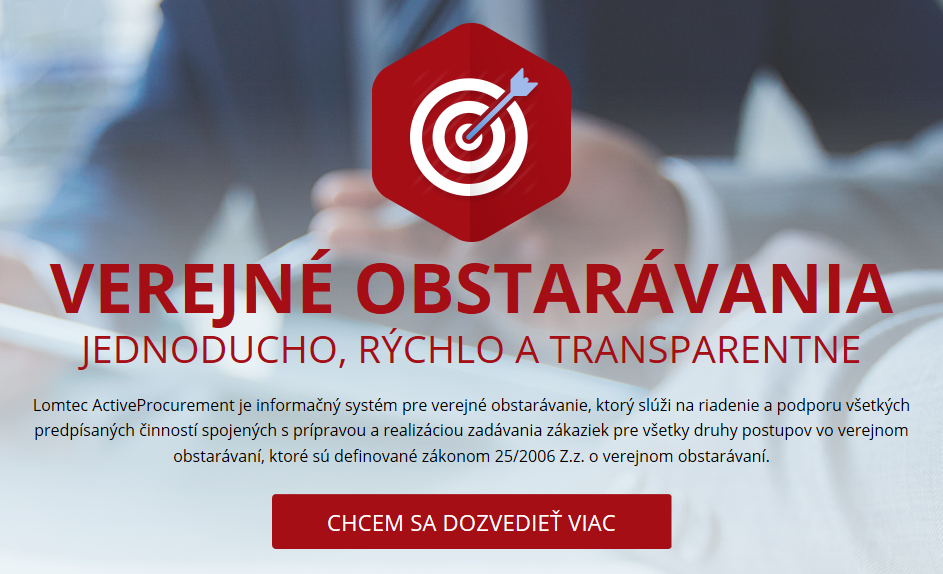 Softvér pre verejné obstarávanie ActiveProcurement